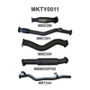 Manta Performance 3in Exhaust System with Cat & Hotdog (Landcruiser VDJ79 07+)