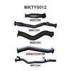 Manta Performance 3in Exhaust System with Cat & WOM (Landcruiser VDJ79 07+)