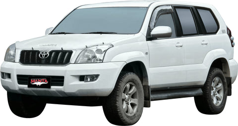 Manta Performance 3in Full System without Cat Aluminised Steel - Quiet (Prado 03-07) — fits Toyota Landcruiser Prad...