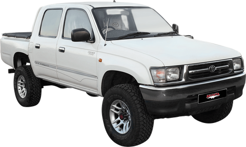 Manta Performance Single 2.5in Full System Aluminised Steel - Quiet (Hilux 97-05) — fits Toyota Hilux N140 N150 N16...
