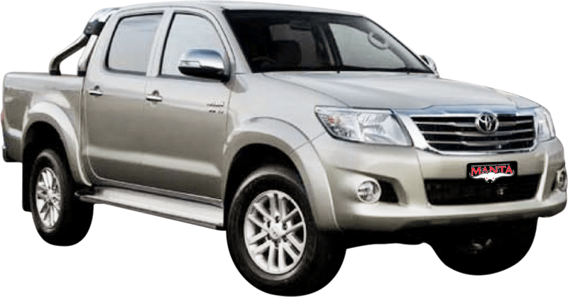 Manta Performance Single 2.5in Cat Back Aluminised Steel - Quiet (Hilux GGN150 05+) — fits Toyota Hilux An10 An20 A...