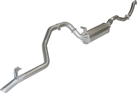 Manta Performance Single 3in Full System Aluminised Steel - Medium (Landcruiser HZJ105 90-00)