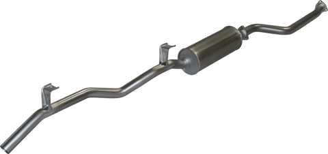 Manta Performance Single 2.5in Full System Aluminised Steel - Quiet (Landcruiser FJ75 84-99)