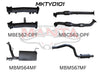 Manta Performance 2.5in DPF with Cat Muffler C&R Dump Tip (Landcruiser VDJ200 07+)