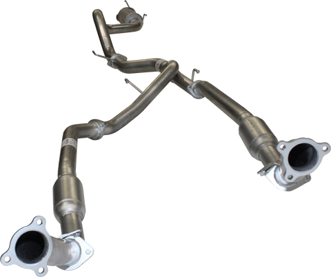 Manta Performance Dual 3in L&R Exit Turbo Back with Cat Aluminised Steel - Medium (Landcruiser VDJ200 15-21)