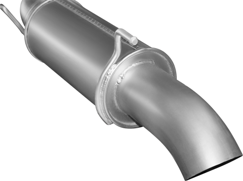 Manta Performance Dual 3in into Single 4in Turbo Back with Cat Aluminised Steel - Medium (Landcruiser VDJ200 15-21)