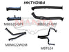 Manta Performance Dual 3in Turbo Back without Cat, No Muffler, L&R Exit (Landcruiser VDJ200 07+)