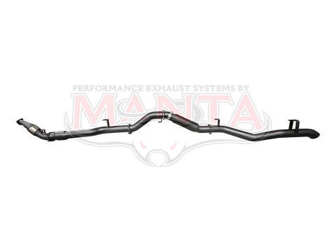 Manta Performance 4in Single With Cat & Muffler (Landcruiser VDJ79 V8 4.5L TD, (DPF) Ute 16 On)