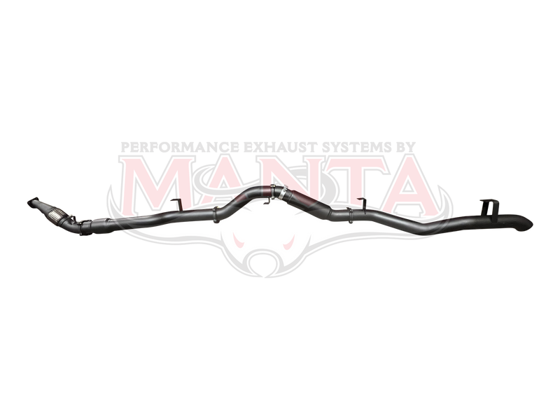 Manta Performance 4in Single With Cat & Muffler (Landcruiser VDJ79 V8 4.5L TD, (DPF) Ute 16 On)