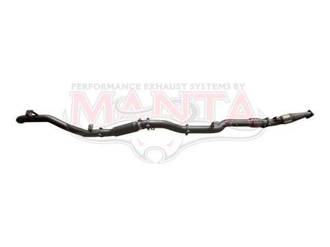 Manta Performance 4in Single With Cat & Muffler (Landcruiser VDJ79 V8 4.5L TD, (DPF) Ute 16 On)