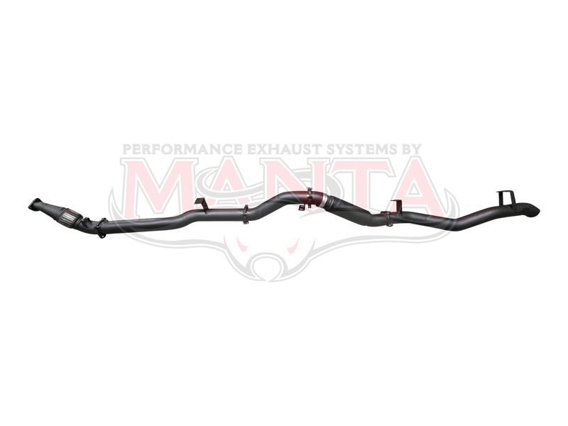 Manta Performance 4in Single Turbo Back With Cat (Landcruiser VDJ79 V8 4.5L TD, Dual Cab Ute 12-16, (Without DPF))...