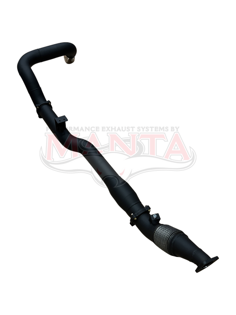 Manta Performance Turbo Back, 4in Single Side Exit With Cat (Landcruiser VDJ79 V8 4.5L TD, Dual Cab Ute 16 On) — fi...