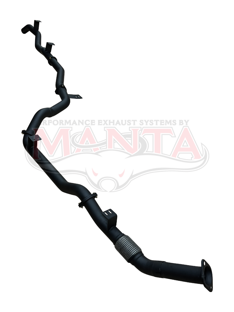 Manta Performance Aluminised Steel 3in DPF Back Without Muffler (Landcruiser 79 23+) — fits Toyota Landcruiser 79 S...