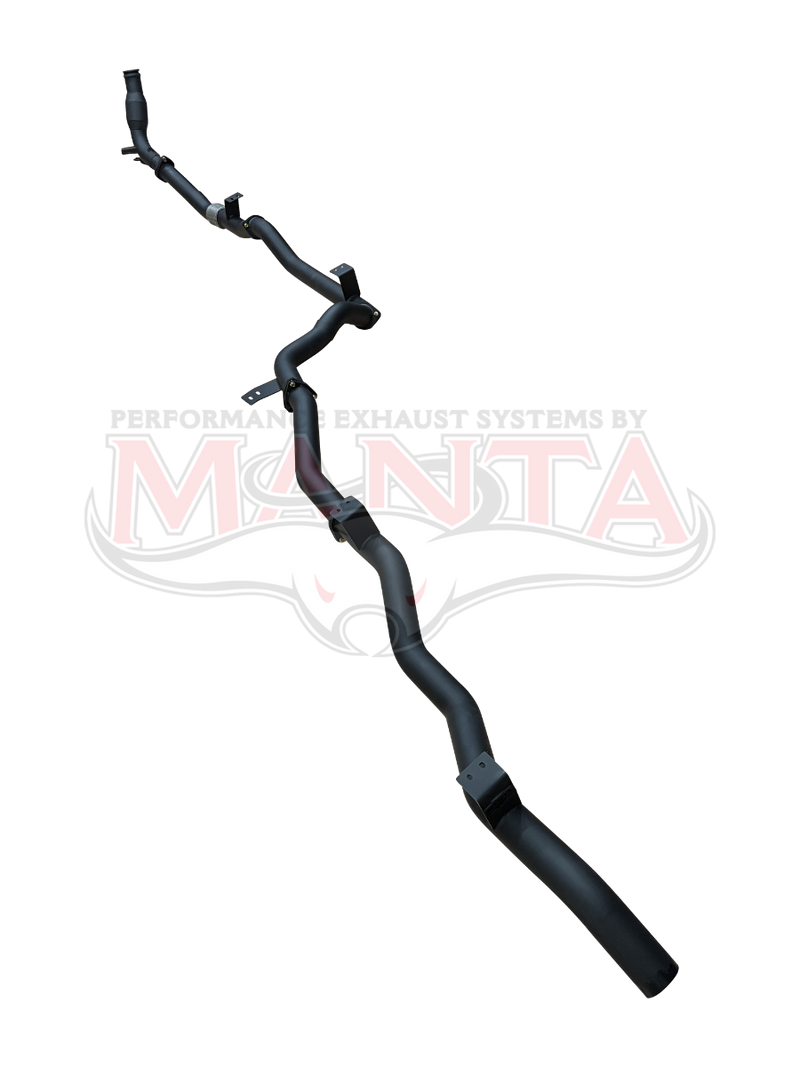 Manta Performance 3in Turbo Back With Cat & Without Muffler (Landcruiser GDJ79 Ute, 2.8L TD, 23 On) — fits Toyota L...