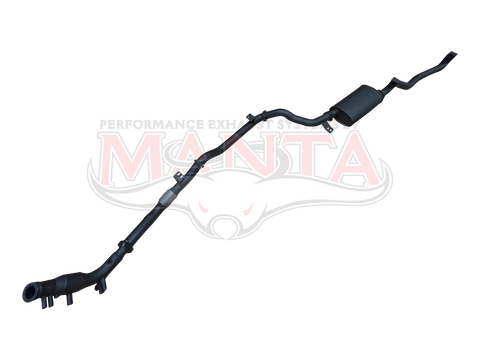 Manta Performance 3in Turbo Back With Cat & With Muffler (Landcruiser GDJ79 Ute, 2.8L TD, 23 On) — fits Toyota Land...