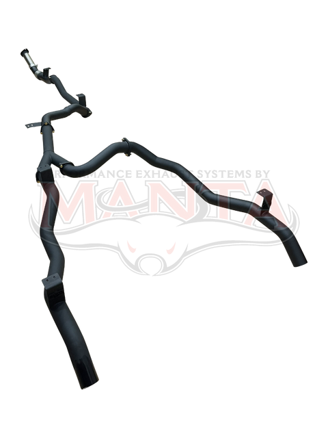 Manta Performance 3in Dual Exit DPF Back Without Muffler (Landcruiser GDJ79 Ute, 2.8L TD, 23 On)