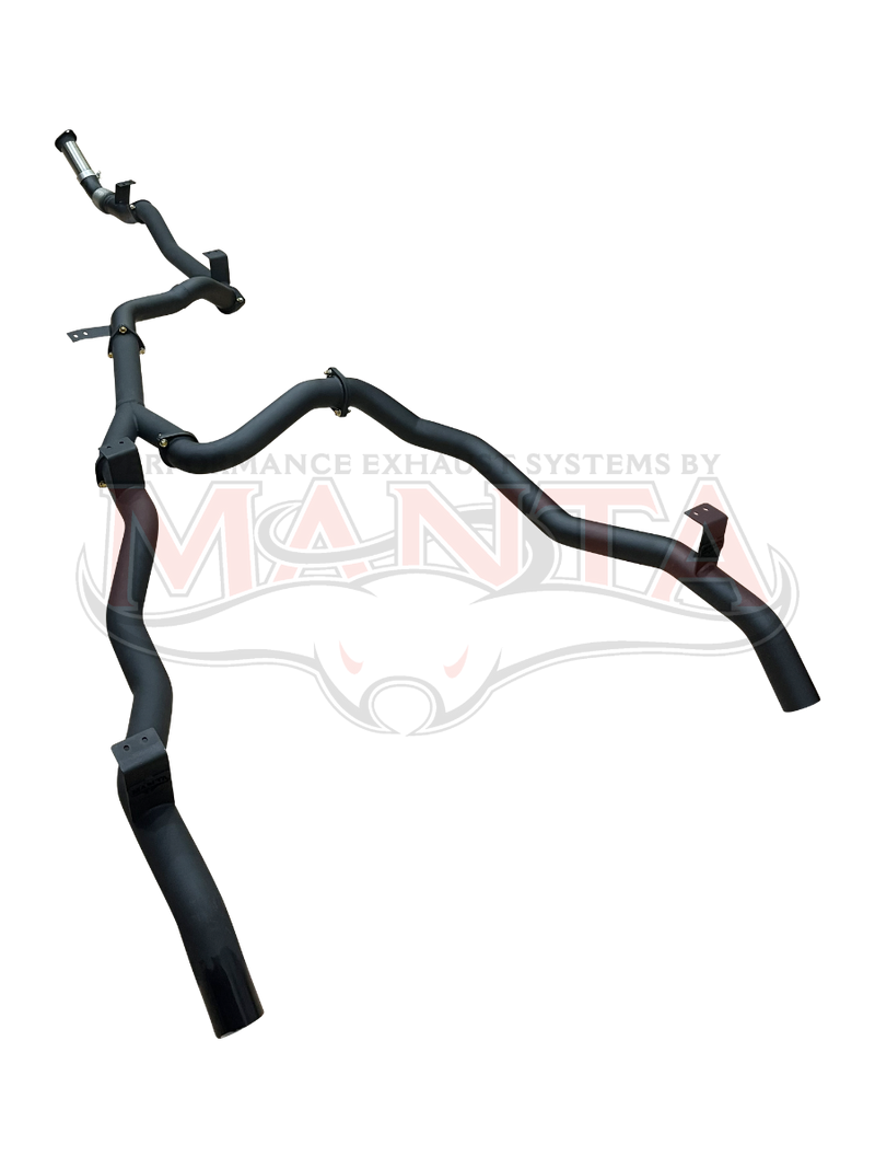 Manta Performance 3in Dual Exit DPF Back Without Muffler (Landcruiser GDJ79 Ute, 2.8L TD, 23 On)