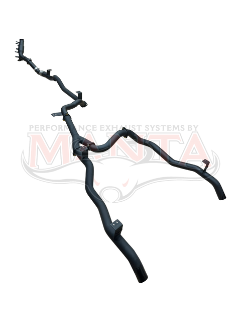 Manta Performance 3in Dual Turbo Back With Cat & With Hotdog (Landcruiser GDJ79 Ute, 2.8L TD, 23 On)