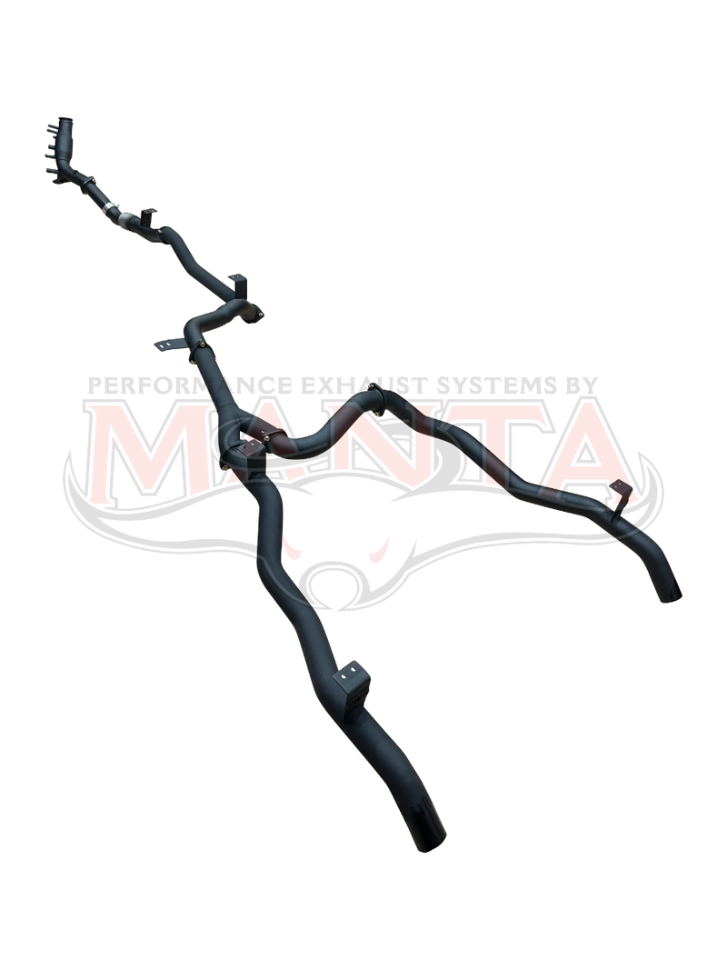 Manta Performance 3in Dual Turbo Back With Cat & With Hotdog (Landcruiser GDJ79 Ute, 2.8L TD, 23 On)