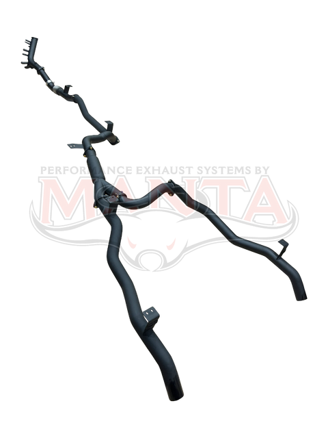 Manta Performance 3in Dual Turbo Back Without Cat & With Hotdog (Landcruiser GDJ79 Ute, 2.8L TD, 23 On)