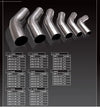 XForce Mandrel Bend - 2.25in Bend, 90 Degree, Mild Steel