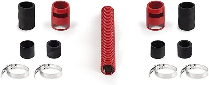 Mishimoto 12in Flexible Radiator Hose Kit - Red