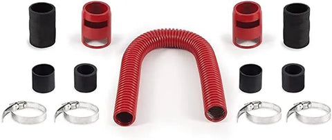 Mishimoto 24in Flexible Radiator Hose Kit - Red