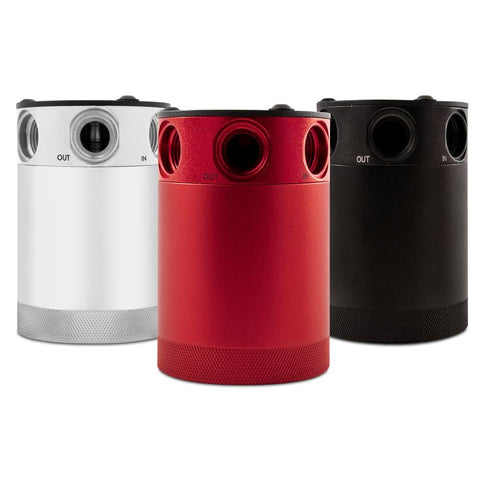 Mishimoto Compact Baffled Oil Catch Can, 3-Port