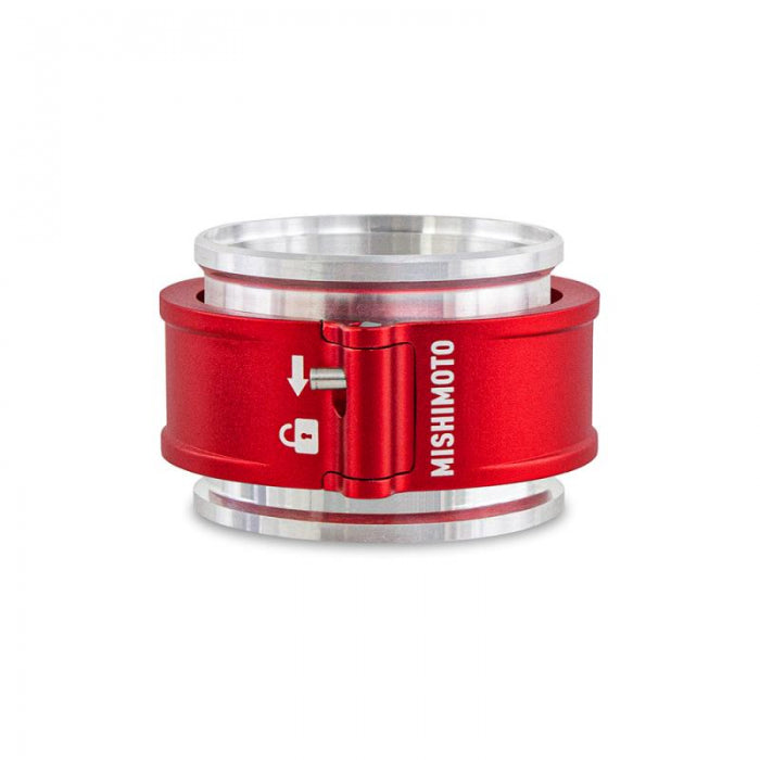 Mishimoto Quick Release Clamp Assembly - 63.5mm - Red