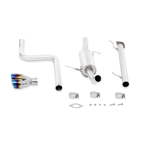 Mishimoto Cat-Back Exhaust (Fiesta ST 2014+) Resonated, Burnt Tips — fits Ford Fiesta