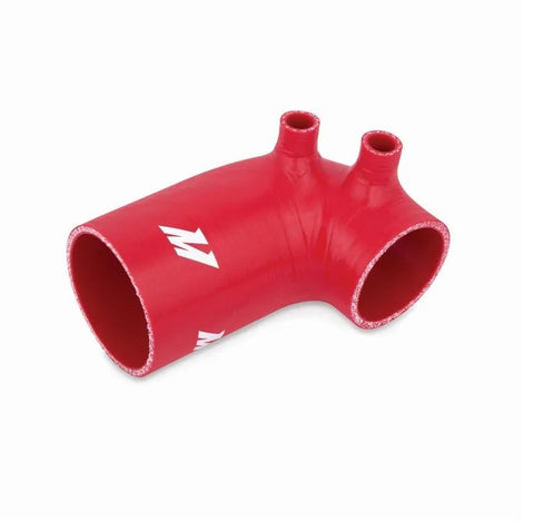 Mishimoto 3.5" HFM Silicone Intake Boot - w/o ASC (325/328/M3 92-99) Red — fits BMW 3 Series