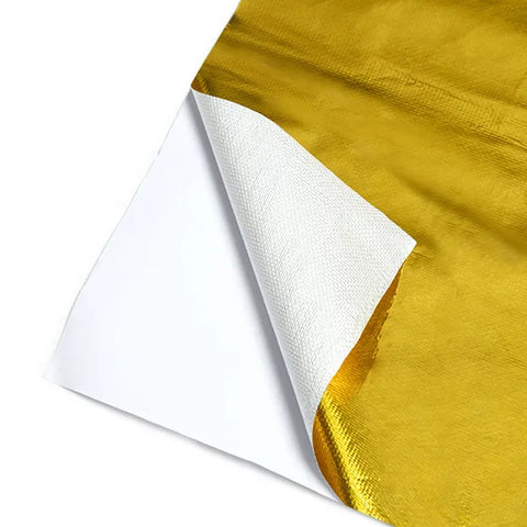 Mishimoto Gold Reflective Barrier with Adhesive Backing, 24" x 24"