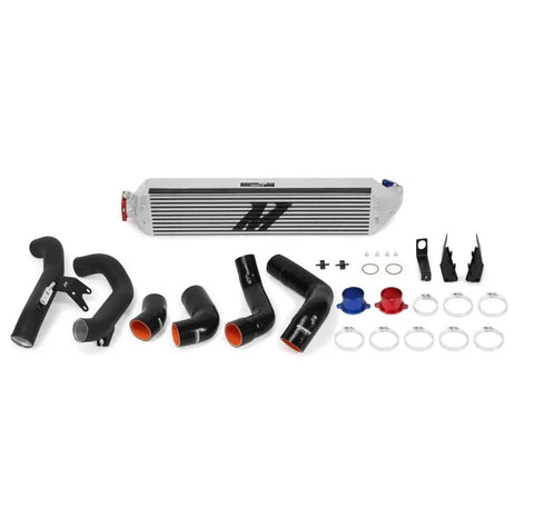 Mishimoto Performance Intercooler Kit (Civic 1.5T 2016+) Silver Core, Wrinkle Black Piping — fits Honda Civic