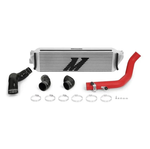 Mishimoto Performance Intercooler Kit (Civic Type-R 17+) Silver Core, Red Piping — fits Honda Civic Type