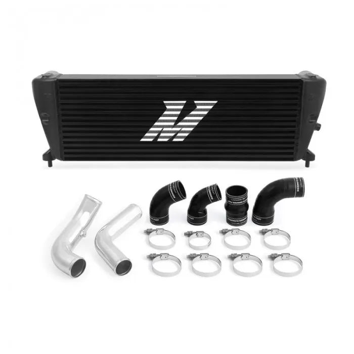 Mishimoto Performance Intercooler Kit - Black Intercooler/Polished Pipes (Ranger 2011+) — fits Ford Ranger