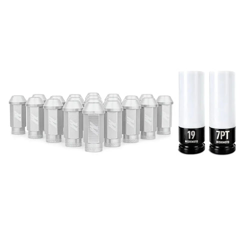 Mishimoto Mishimoto Aluminum Locking Lug Nuts M12x1.25 20pc Set - Silver