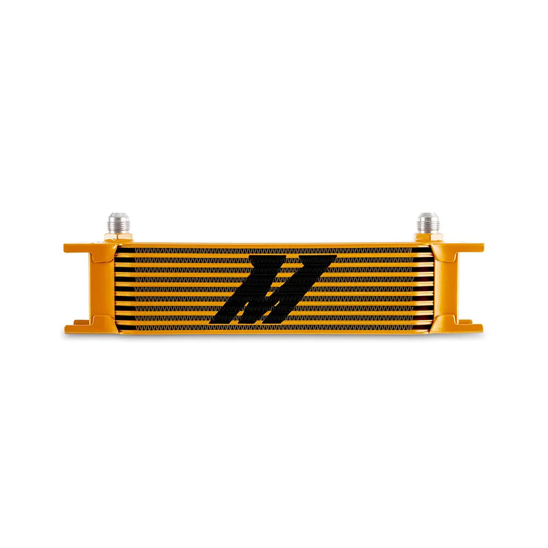 Mishimoto Universal 10-Row Oil Cooler, -8AN - Gold