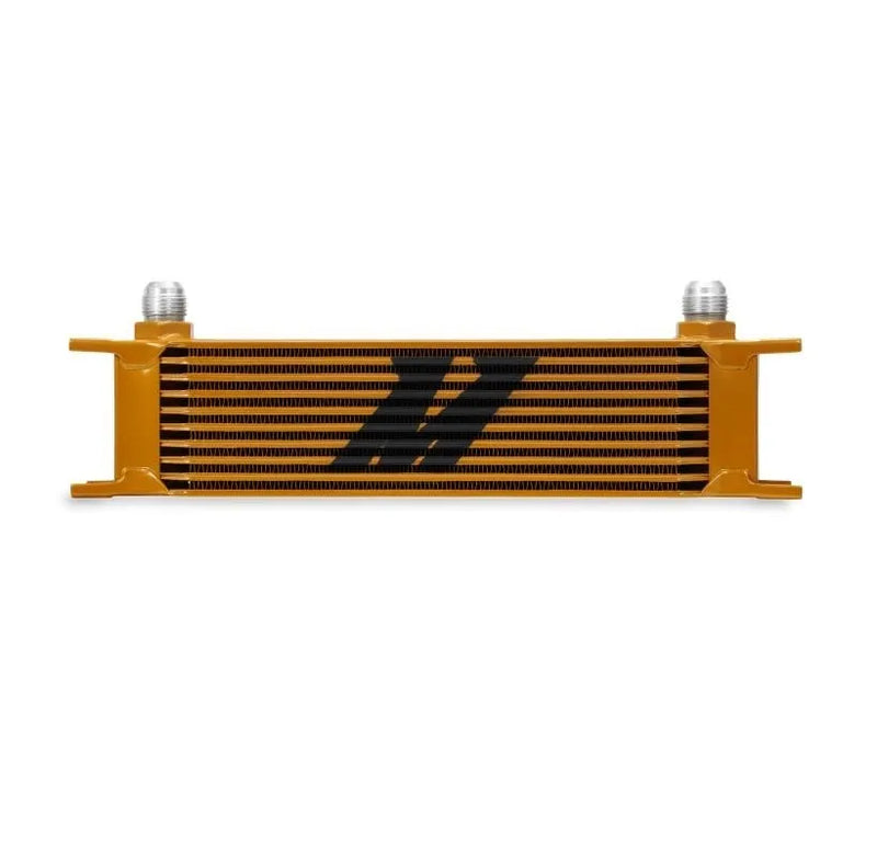 Mishimoto 10-Row Oil Cooler - Gold