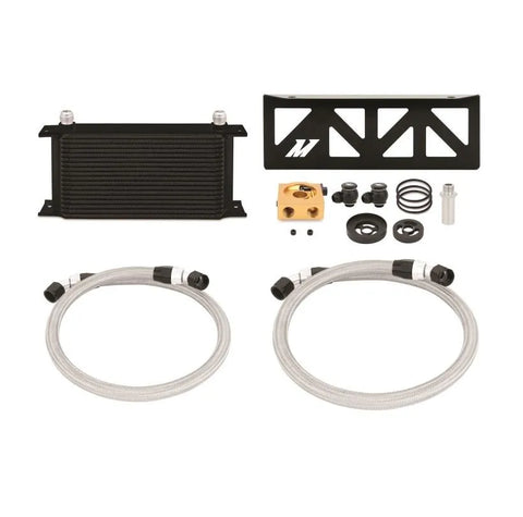 Mishimoto Oil Cooler Kit (BRZ/86) Black, Thermostatic — fits Subaru BRZ