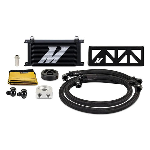 Mishimoto Oil Cooler Kit Thermostatic (BRZ/GR86 22+) - Black — fits Toyota Gr86