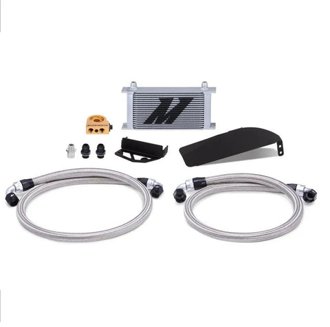 Mishimoto Direct-Fit Oil Cooler Kit (Civic Type-R 17-21) Silver Core — fits Honda Civic Type