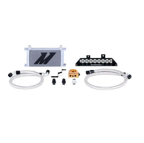 Mishimoto Oil Cooler Kit (Focus ST 2013+) Silver, Thermostatic — fits Ford Focus Gen 3