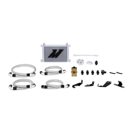 Mishimoto Thermostatic Oil Cooler Kit (Commodore VT-VZ) Silver — fits Pontiac Gto