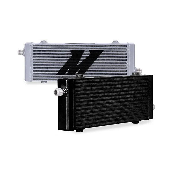 Mishimoto Universal Cross Flow Bar & Plate Oil Cooler, Medium - Black