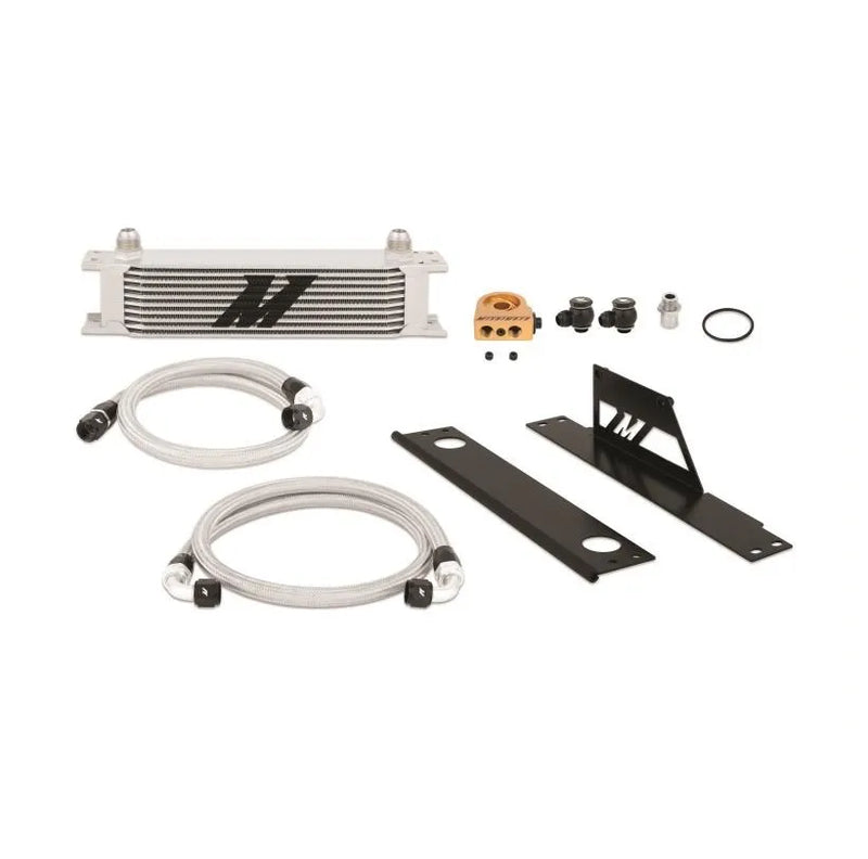 Mishimoto Oil Cooler Kit (WRX/STi 01-05) Silver, Thermostatic