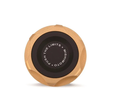 Mishimoto Limited Edition Oil Filler Cap (Subaru/GR86) Gold — fits Subaru Forester