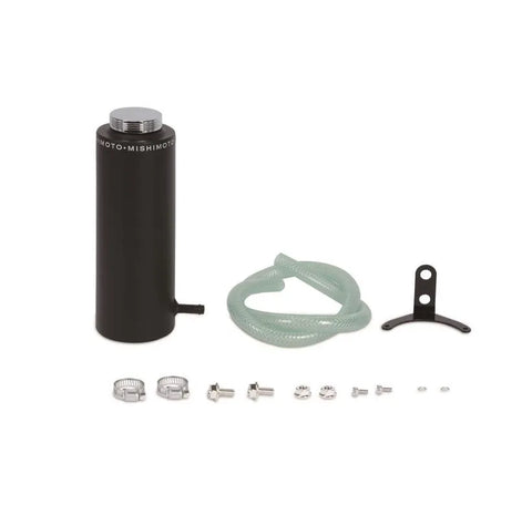 Mishimoto Aluminum Coolant Reservoir Tank - Wrinkle Black — fits Ford Superduty F250 350 450 550 Gen 1