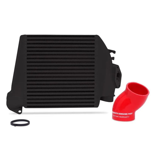 Mishimoto Top-Mount Intercooler (WRX 08-14) Black Core, Red Hoses
