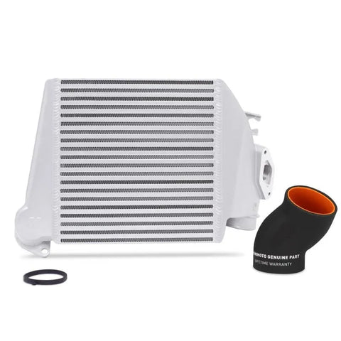 Mishimoto Top-Mount Intercooler (WRX 08-14) Silver Core, Black Hoses