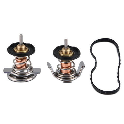 Mishimoto Low-Temperature Thermostats - set of 2 (Ford 6.4L Powerstroke 2008-2010)